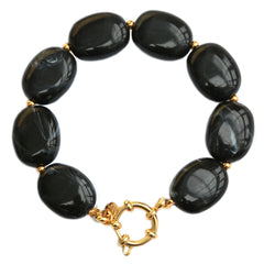 Bracelet pastille noir