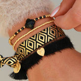 Ensemble de bracelets Klaver fluffy black