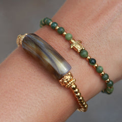 Bracelet fine olive penne