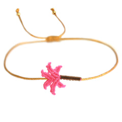 Palmenarmband rosa