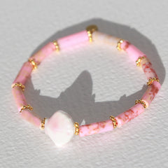 Bracelet shell pink