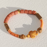 Bracelet turtle orange