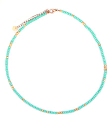 Choker miyuki turquoise