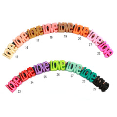 Armband Leopard love - kies je eigen kleur!