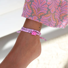 Bandana stijl enkelband - kies je eigen kleur!