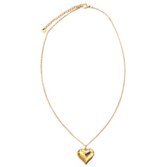 Gouden ketting trend hart