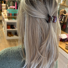 Haarspange Griff braun