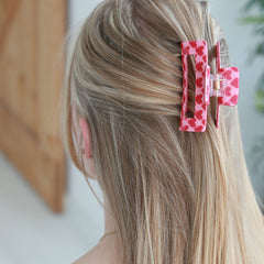 Pince à cheveux coeurs