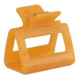 Pinza para el pelo de gelatina naranja