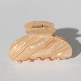 Haarklem parelmoer abrikoos