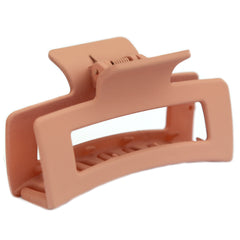 Pinza para el pelo lisa mate terra
