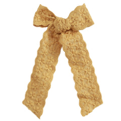 Hairpin bow yellow