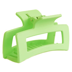 Hair claw straight pastel green
