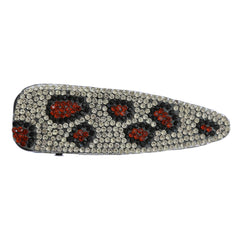 Horquilla con diseño llamativo - Strass Leopard