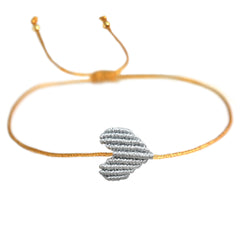 Bracelet silver heart