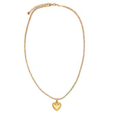 Corazón arcoíris metálico Ketting