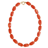 Gouden ketting rocks orange