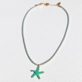 Ketting Surf zeester turquoise