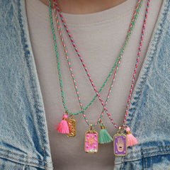 Collar gitano amuleto sol