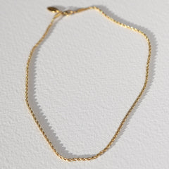 Gouden ketting twisted chain