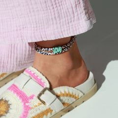 Fußkettchen Leopardenliebe – wählen sie ihre eigene Farbe!