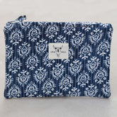 Trousse de maquillage bleue indienne