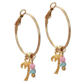 Gouden hoops palm zomer