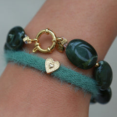 Pulsera pastilla verde
