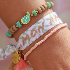 Armband Paisley Türkis