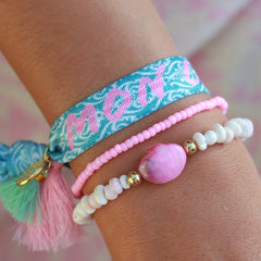 Brazalete con piedra de concha