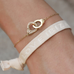 Love Ibiza velvet elastic bracelet set