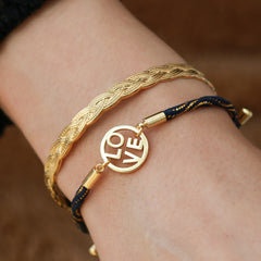 Bracelet love bleu nuit