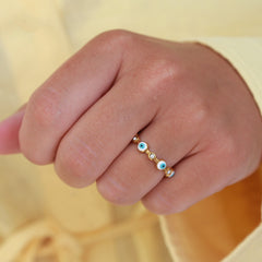 Goldring schutz vor bösem Blick