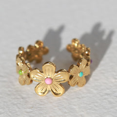 Ring fleur pastel