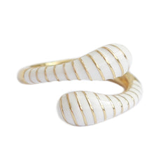 Bague iconique blanche