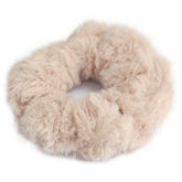 Scrunchie Kunstpelz beige