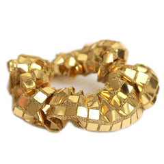 Scrunchie disco goud