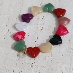 Corazones glaseados con cable telefónico