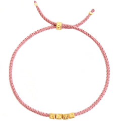 Le bracelet d'amour en or rose