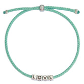 Le bracelet d'amour argent turquoise