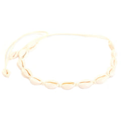 Necklace shell beach cream