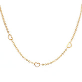 Goldene Kette little heart
