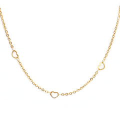 Goldene Kette little heart