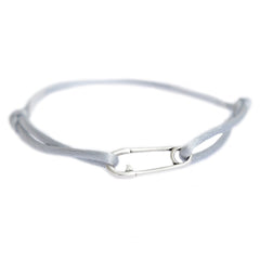 Pulsera de imperdible de plata