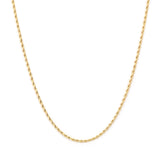 Gouden ketting twisted