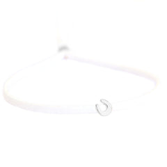 Bracelet for good luck - white silver