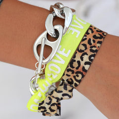 Armband large chain silber