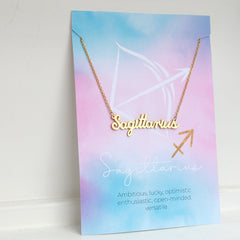 Cadena de oro sagitario