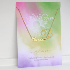 Gold necklace cancer