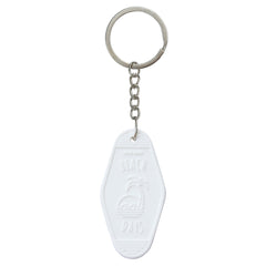 Keychain beach days white